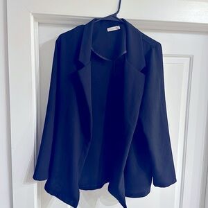 EUC Lush lightweight unstructured Black Blazer, size M